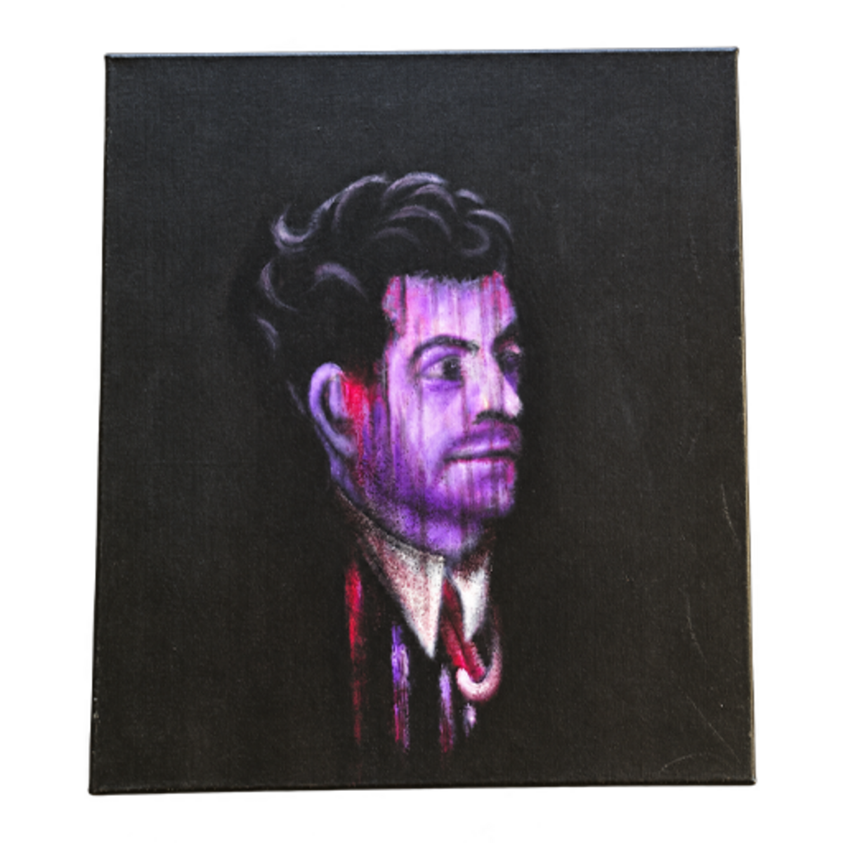 Georg Elser in Gefangenschaft der Gestapo- Gemälde von Dieter Brändle